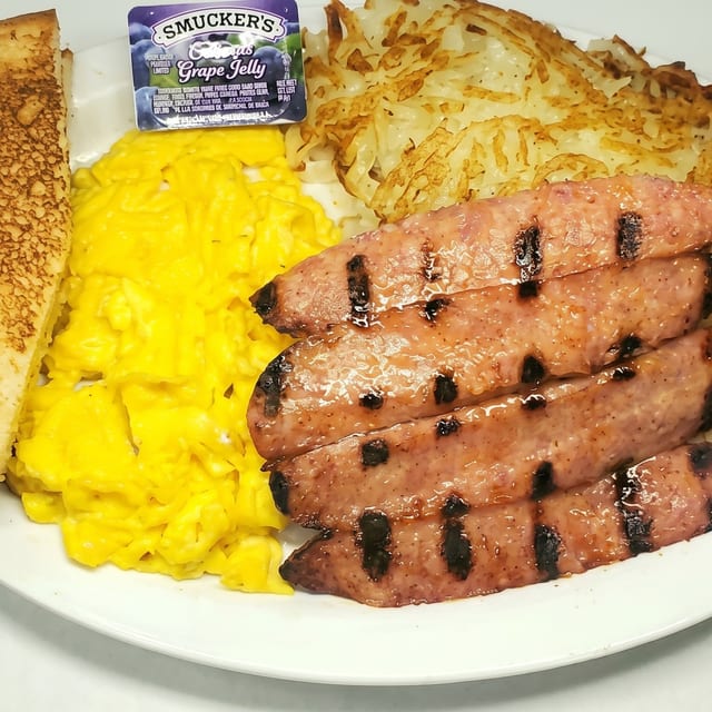 Polish Sausage & Eggs.