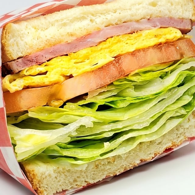 Ham & Egg Sandwich.