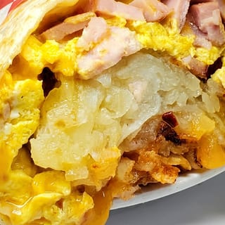 Ham Breakfast Burrito