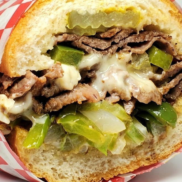 Philly Steak Sandwich.