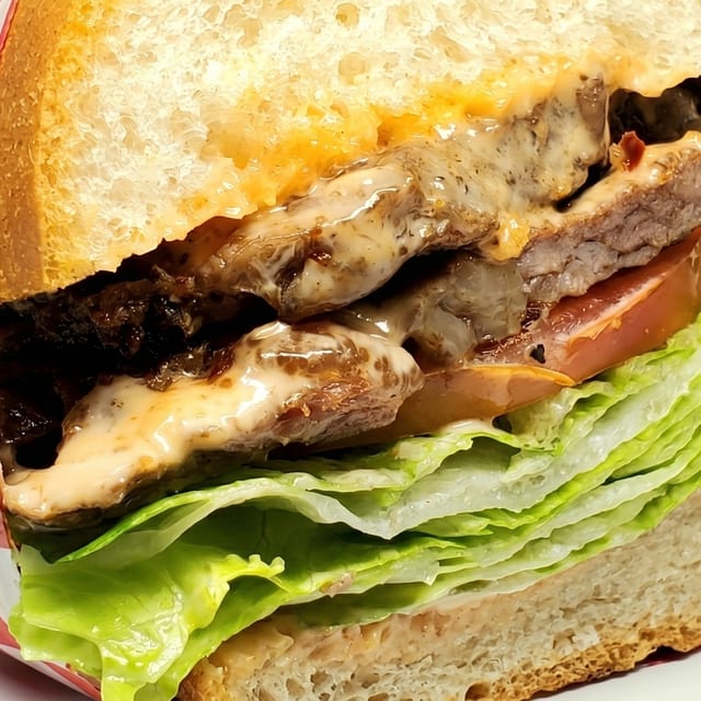 Ribeye Steak Sandwich.