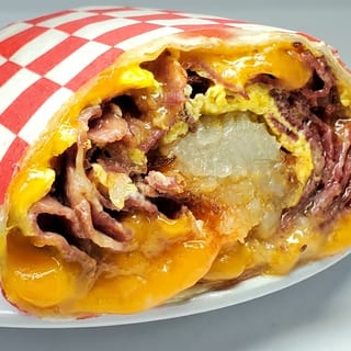 Pastrami Breakfast Burrito